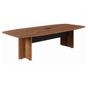 Mesa de Reunião Diretoria - 2,40x1,20m NOGAL SEVILHA / PRETO - 22015