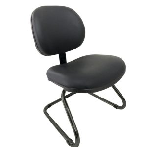 Cadeira Executiva LISA Base em "S" - Cor Preta 31013