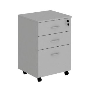 Gaveteiro Volante 03 Gav. 0,67x0,46x0,40m - Cor Cinza 21210