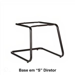 Base em "S" DIRETOR Preta - PMD - 42210