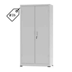 Armário de Aço PA 80 #26 1,80x0,80x0,40m - NOBRE - CZ/CZ - 12131