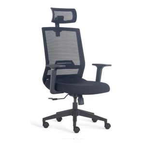 Cadeira Escritório Presidente Tela Berlim - PMD - Cor Preto - 30050