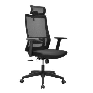 Cadeira para Escritório Presidente TELA VIENA - NR17 - Cor Preto - 30051