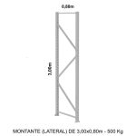 MONTANTE PP FACIL 3008X800X70MM - CSM - 11084