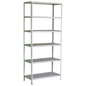 Estante de Aço com 06 Bandejas 58 cm (22/18) - 1,98x0,92x0,58m - W3 - 16041