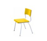 Cadeira Escolar Juvenil 06 a 09 anos - COR AMARELO - REALPLAST - 89002