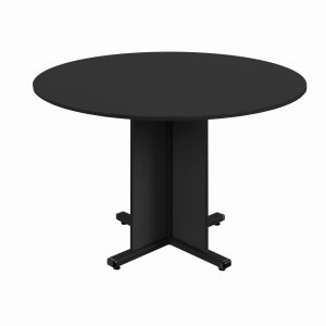 Mesa Escritório REDONDA -1,20m - PRETO - 45111