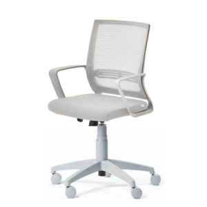 Cadeira de Escritório Diretor Tela MAYA c/ braço - Cor CINZA - 34031