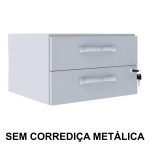 Gaveteiro Suspenso - Cor CINZA - JOB - 42999