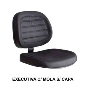 A/E Executiva COSTURADO c/ MOLA s/ CAPA- Corino Preto - PMD - 42118