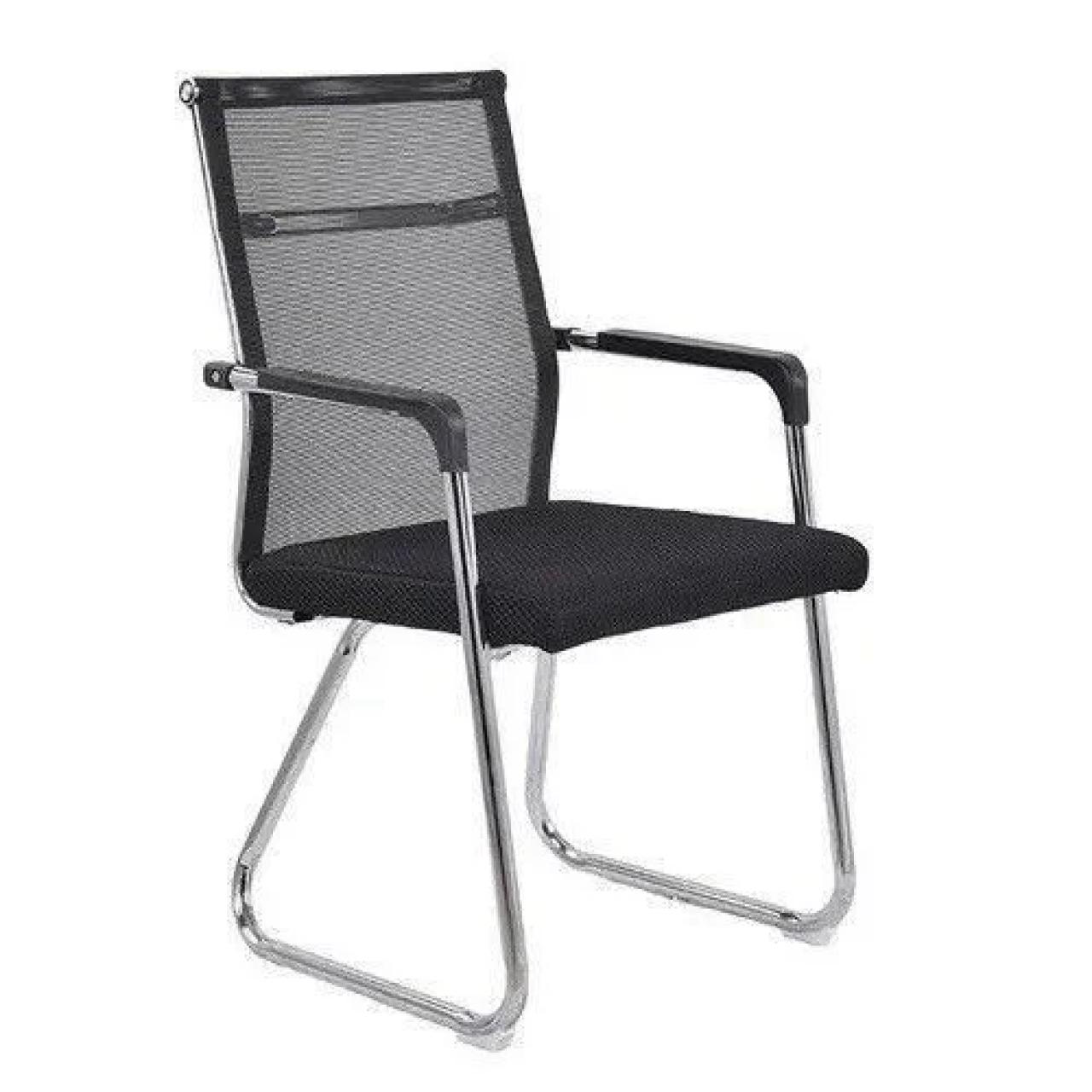 Cadeira Interlocutor TELA EROS - Cor Preto - PMD - 30047